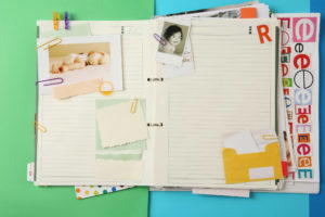 colorful baby chart organizers for nannies